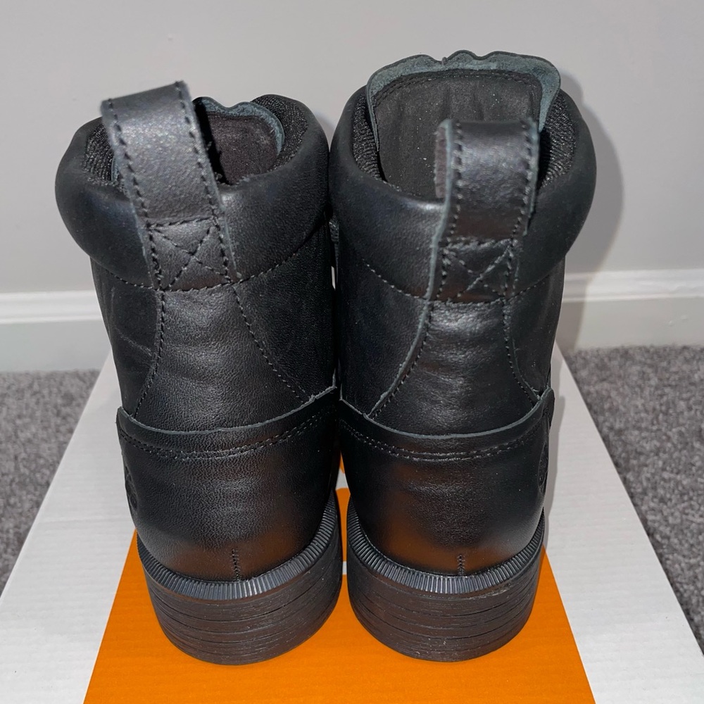 Timberland Black Boots Women’s 7 Verona Lace Up New in Box - Picture 4 of 7